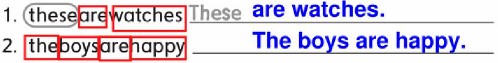complete the sentences